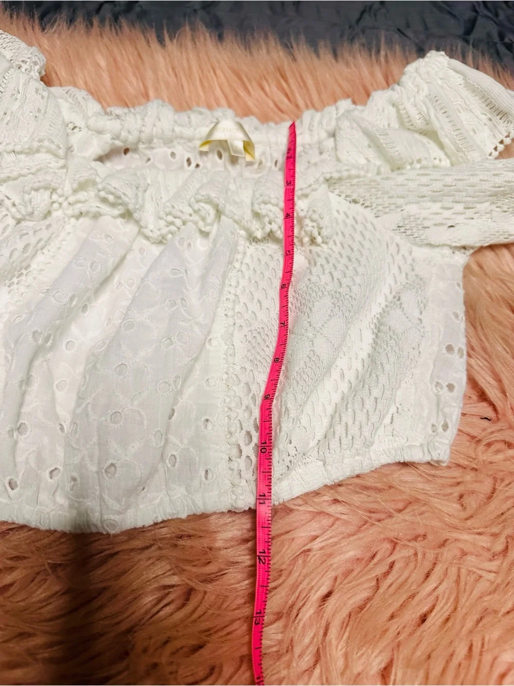 DORABELLA CROP TOP TRUE WHITE